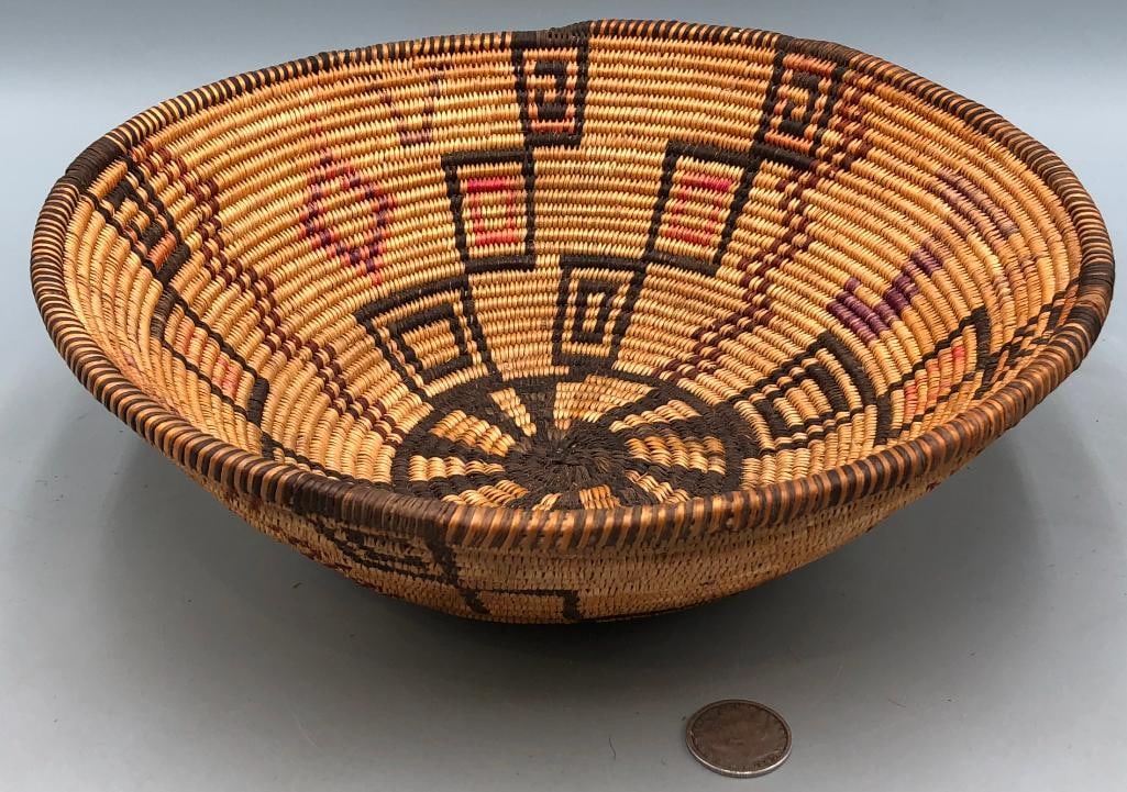 Polychrome Apache Basket - 2
