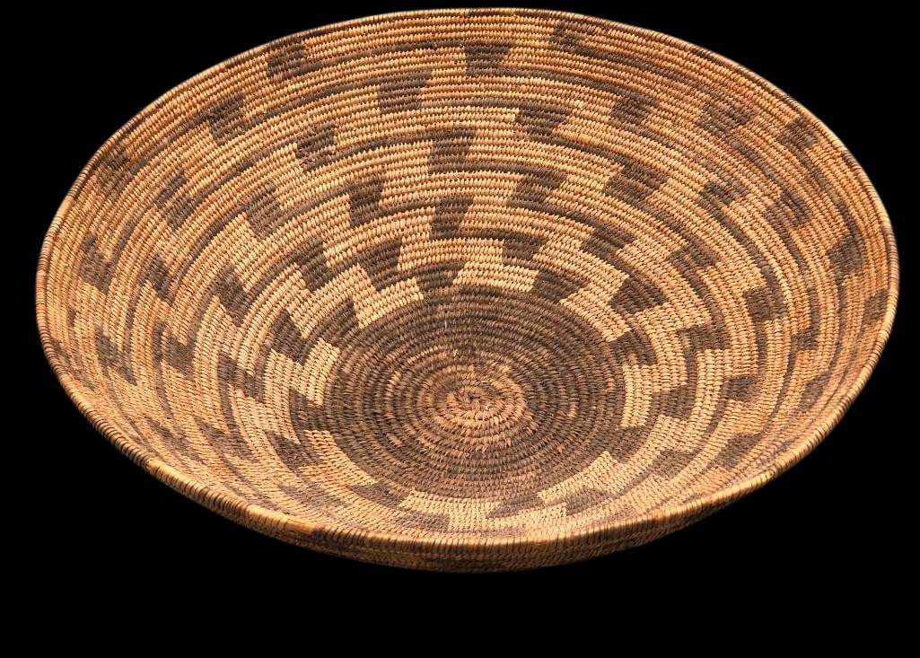Large Antique Pima Basket (1 of 9)