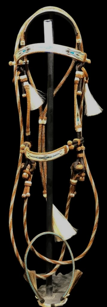 Horsehair Bridle And Hat Band Set Prison Made (1 of 19)