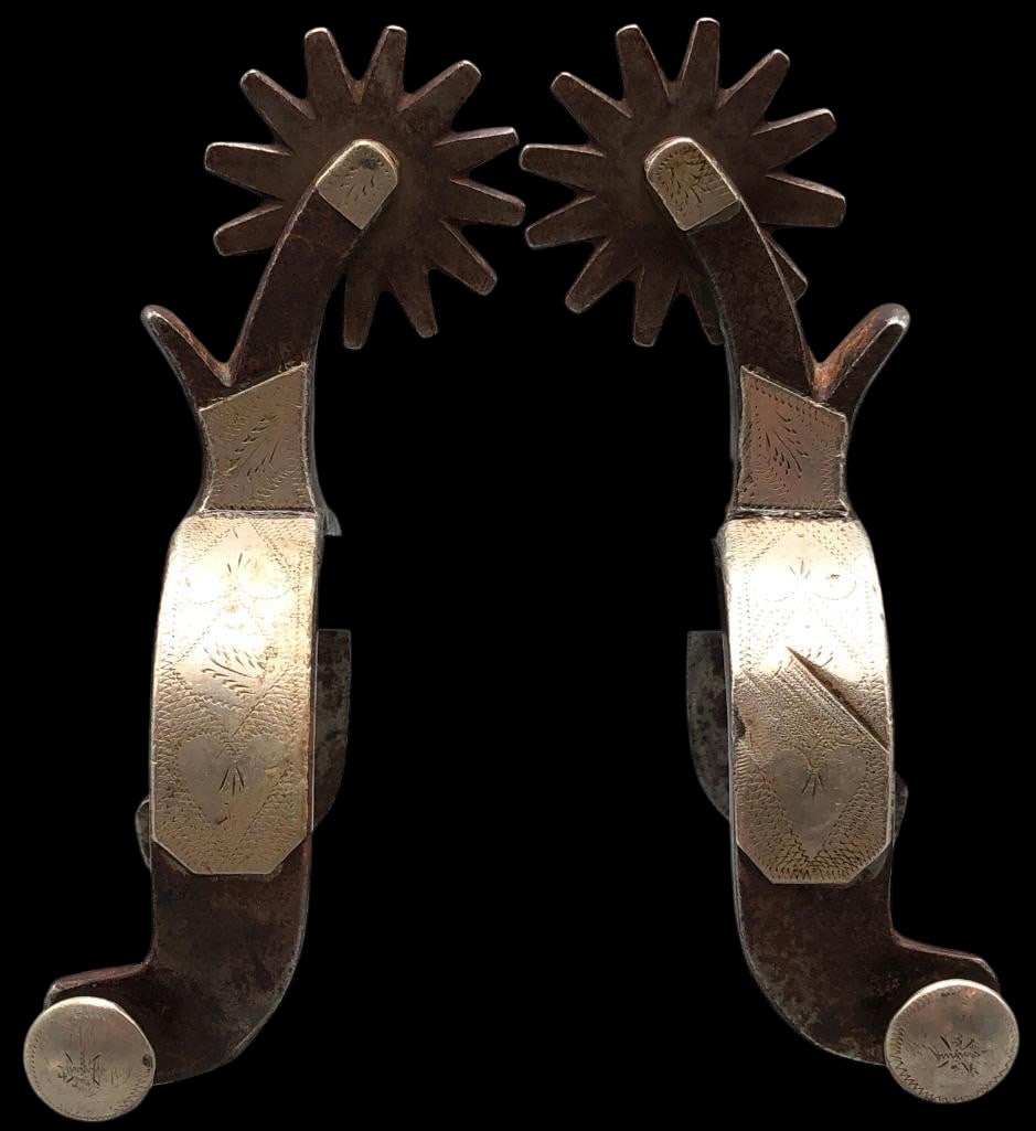 Vintage Crockett Style Unmarked Spurs (1 of 12)