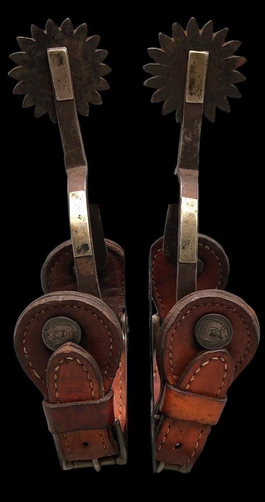Pair Of Antique Bianchi Style Spurs (1 of 14)