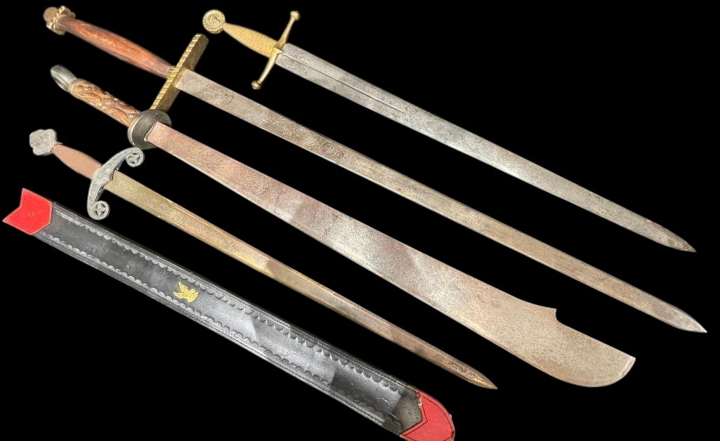 Four Hand Forged Spanish Made Swords (1 of 19)