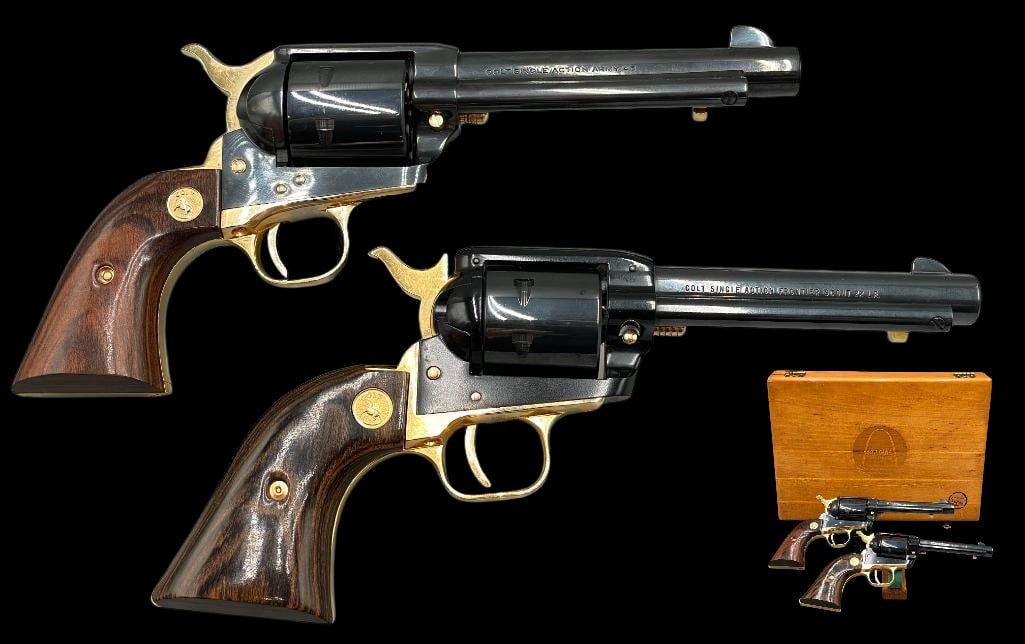 Colt Commemorative St. Louis Bicentennial Matched Set Revolvers 1964 .22 Caliber (1 of 20)