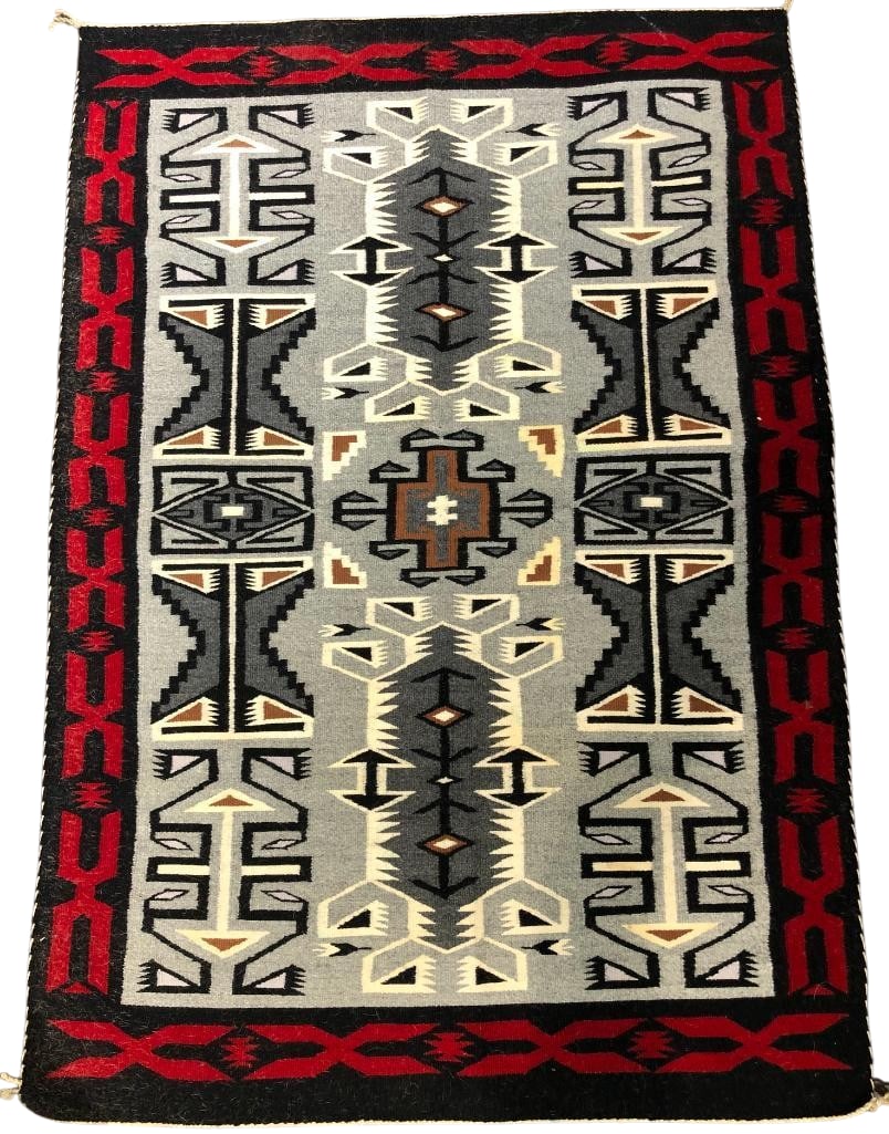 Intricate Teec Nos Pos Design Navajo Textile (1 of 12)