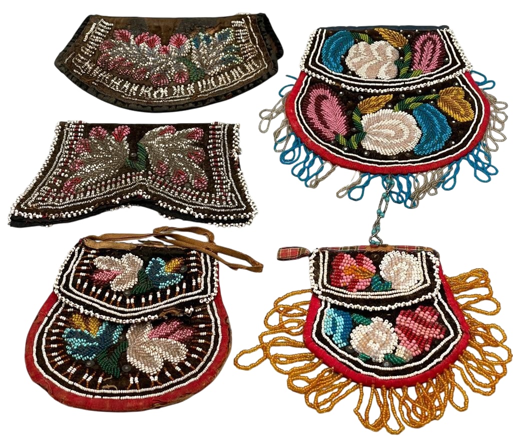 Group Of Antique Beaded Iroquois Items (1 of 16)