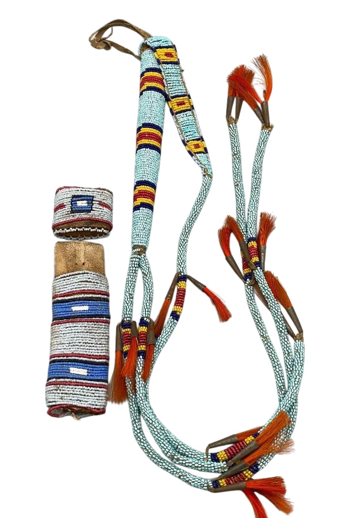 Plains Beaded Awl Case And Whetstone Case (1 of 9)