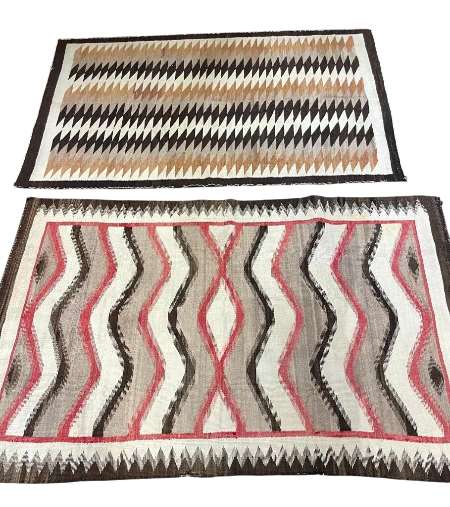 Two Navajo Rugs Circa 1950s-1960s (1 of 19)