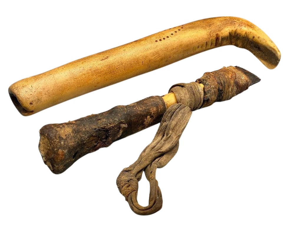 Plains Antler And Bone Hide Scrapers (1 of 12)