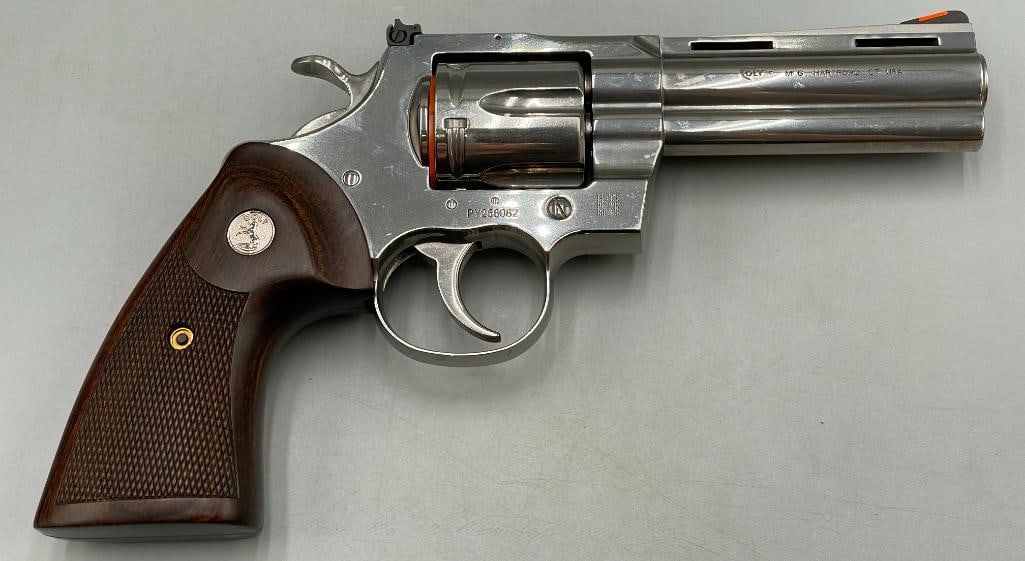 Colt Python 357 Python With Leather Galco Shoulder Holster - 14
