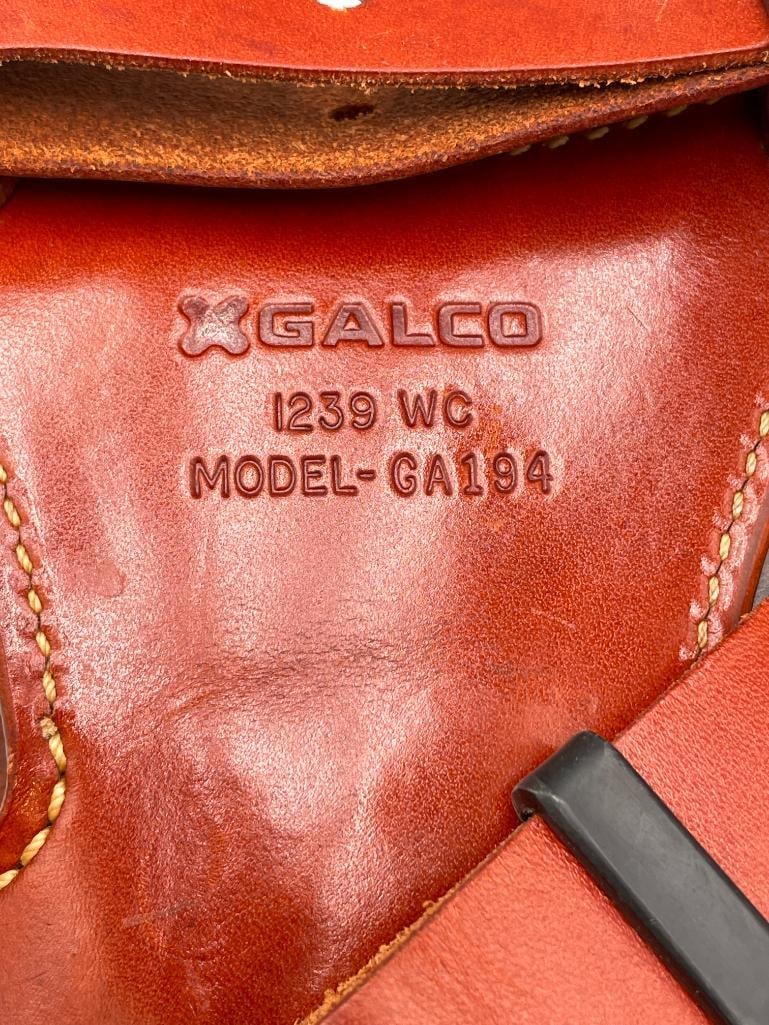 Colt Python 357 Python With Leather Galco Shoulder Holster - 19