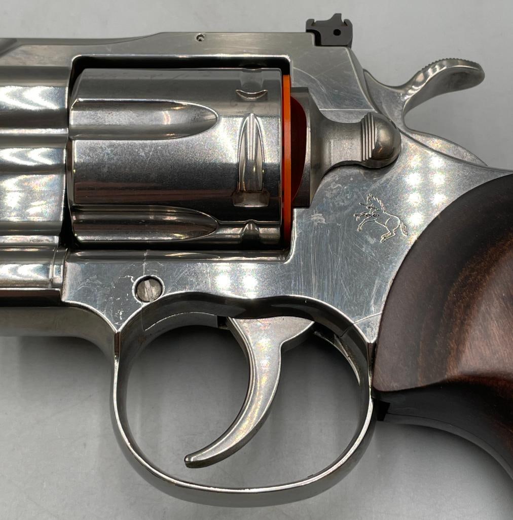 Colt Python 357 Python With Leather Galco Shoulder Holster - 3