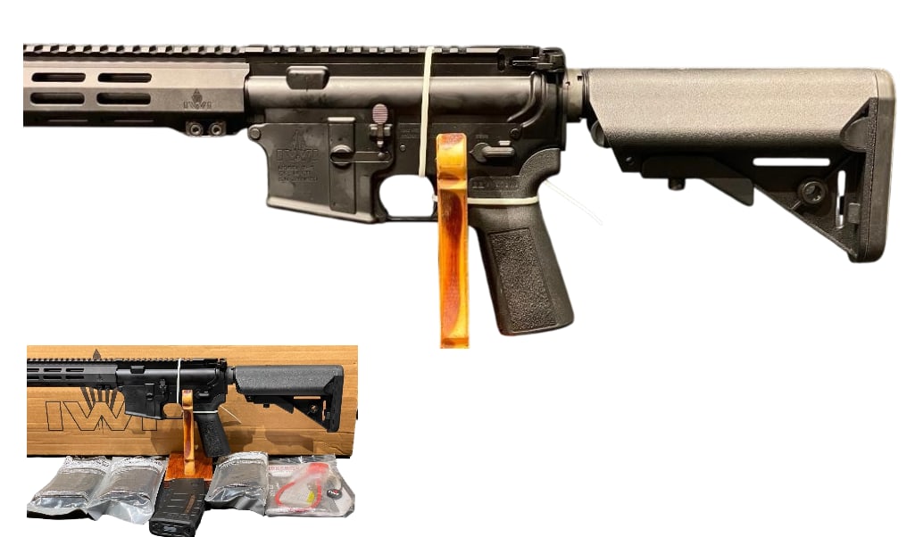 IWI Zion-15 Chambered In 5.56x45mm NATO Caliber: For your bidding pleasure is a like new, IWI Zion - chambered in 15 5.56x45mm NATO Caliber. This weapon is gas-operated semi-automatic with a Chrome Moly Vanadium barrel, free float M-LOK hand guard