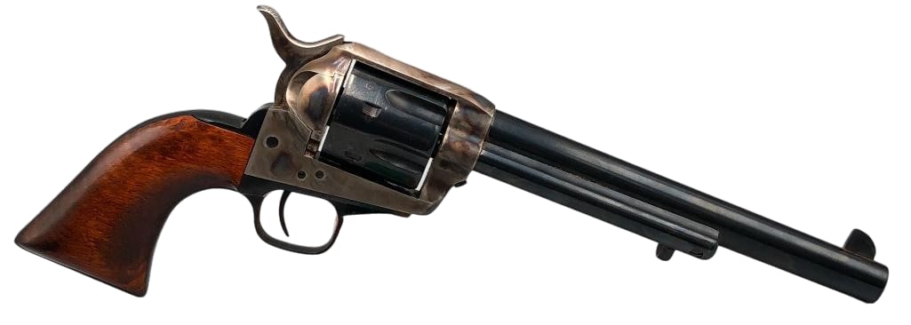 Italian Copy Of Colt Single Action Army 7.5 Inch Barrel .45 Caliber Revolver By ASM: For your bidding pleasure is an Italian Copy of a Colt SAA 7.5 inch barrel .45 caliber revolver ASM. This revolver was made by Armi San Marco (ASM) in Italy. This was modeled after the Colt 1873 singl