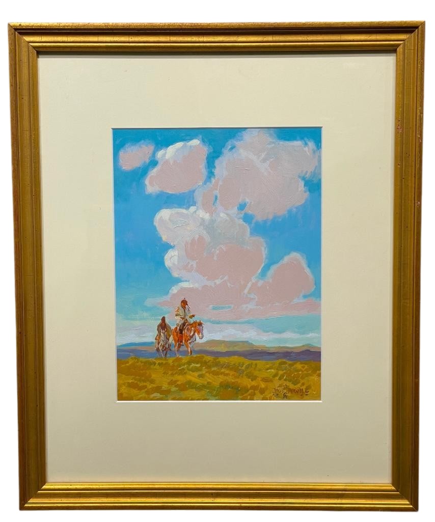 Big Sky Country - An Original Mixed Media Painting By Dave Powell (1 of 8)