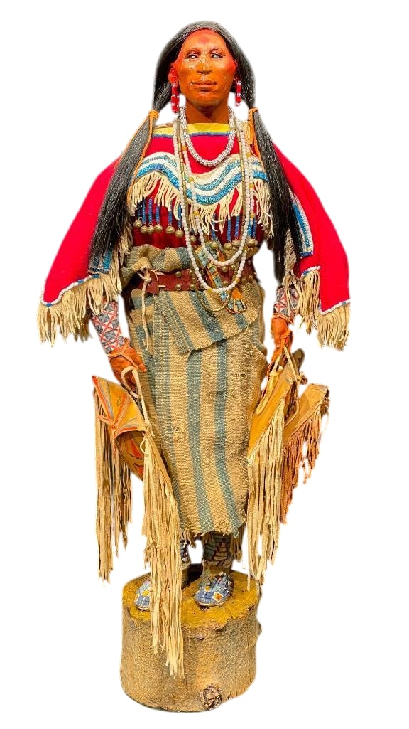 Gros Venture Woman - Mixed Media Figurine By Dave Powell (1 of 18)