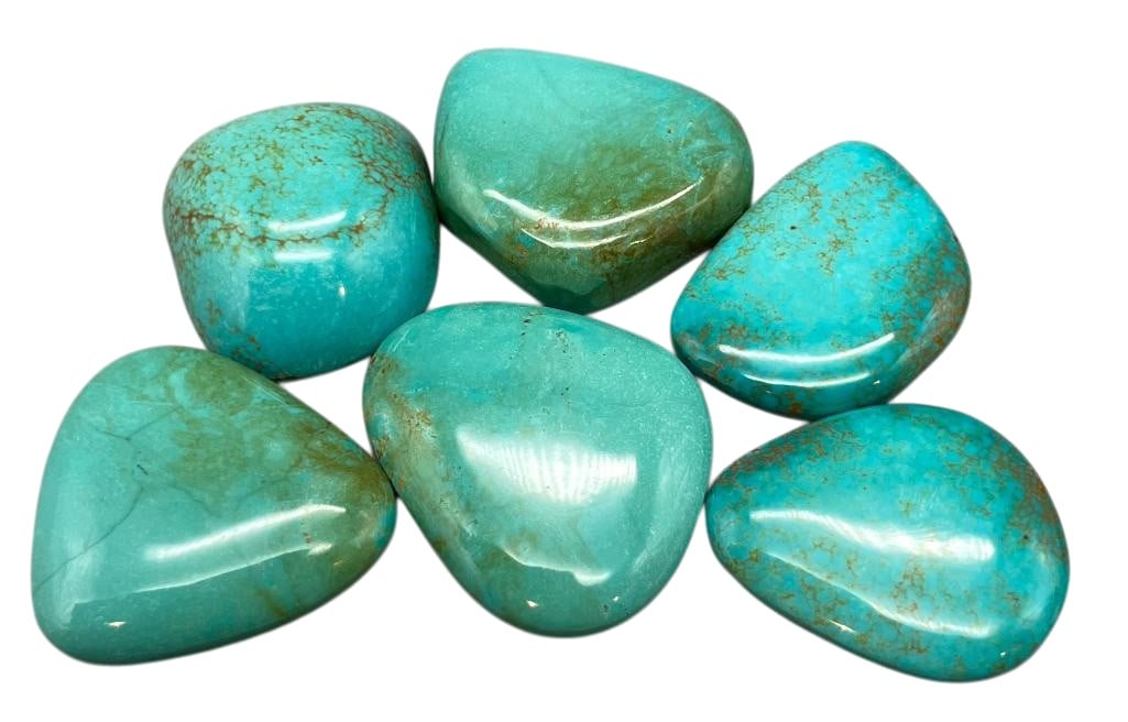260 Carats Of Nevada Turquoise Cabochons (1 of 5)