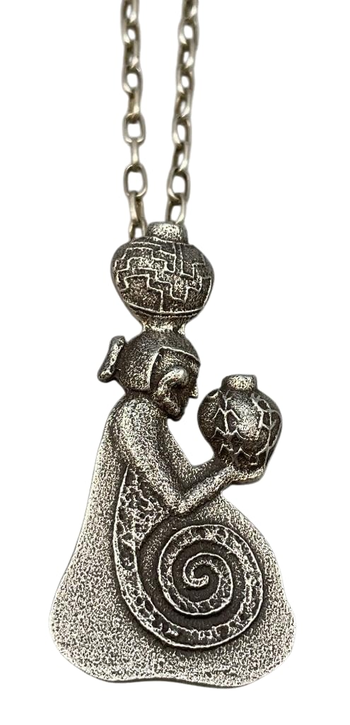 Tufa Cast Maiden Theme Pendant By Antony Lovato