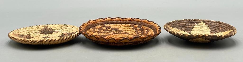 Three Fine Mini Pima Baskets - 4