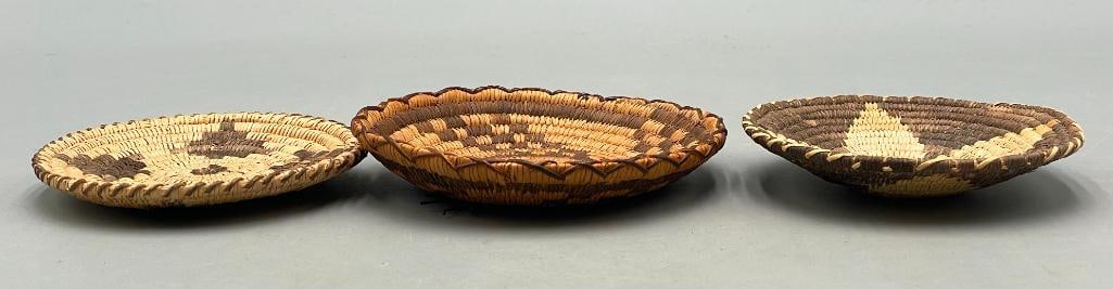 Three Fine Mini Pima Baskets - 5
