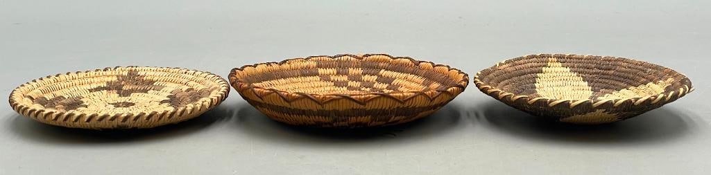 Three Fine Mini Pima Baskets - 6