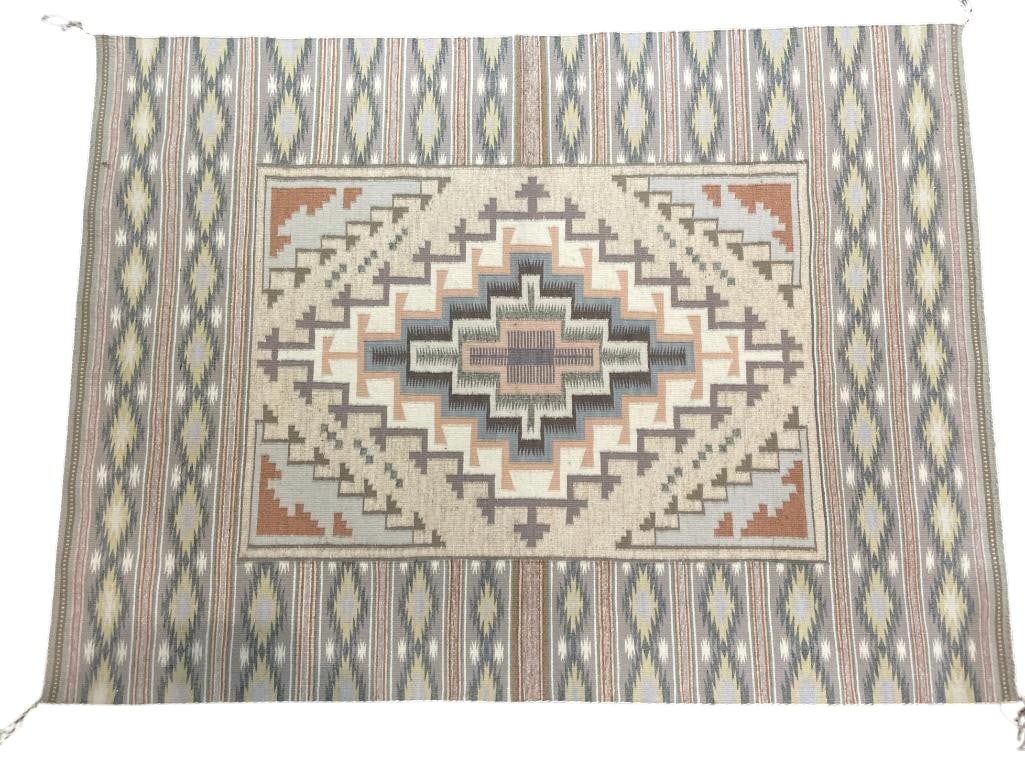 Burntwater - Crystal Two in One Pattern Navajo Textile (1 of 7)