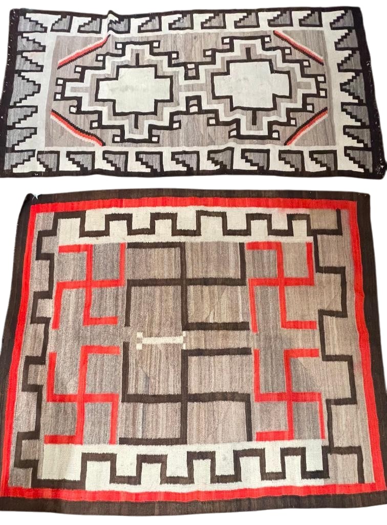 Two 1930s-1940s Era Navajo Rugs (1 of 19)