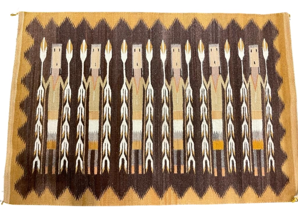 Vintage Navajo Yei Pictorial Textile (1 of 10)