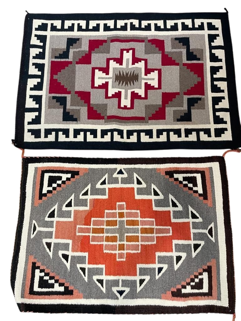 Two Circa 1980s Navajo Textiles (1 of 12)