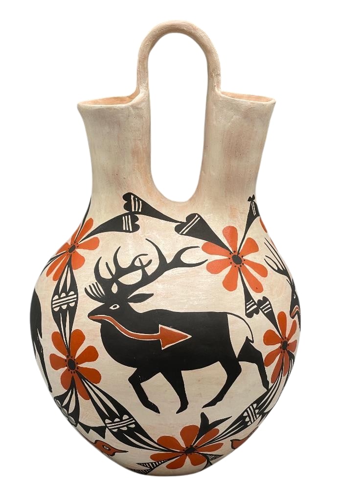 Acoma Wedding Vase Design Pottery By Mildred Antonio (1 of 10)