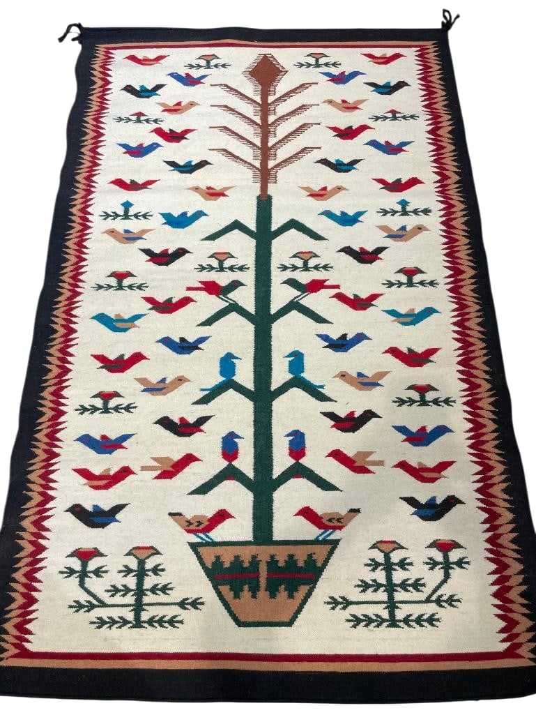 Zapotec Tree Of Life Pictorial Design Textile (1 of 9)