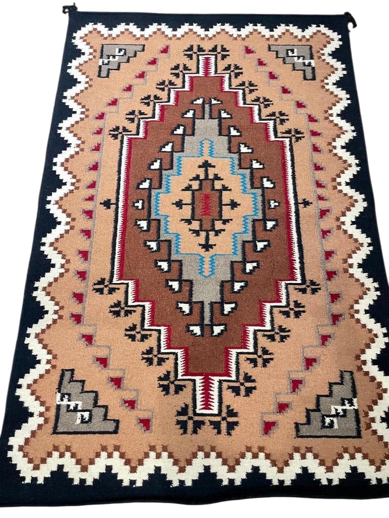 Nice Zapotec Textile With Burntwater Pattern (1 of 9)