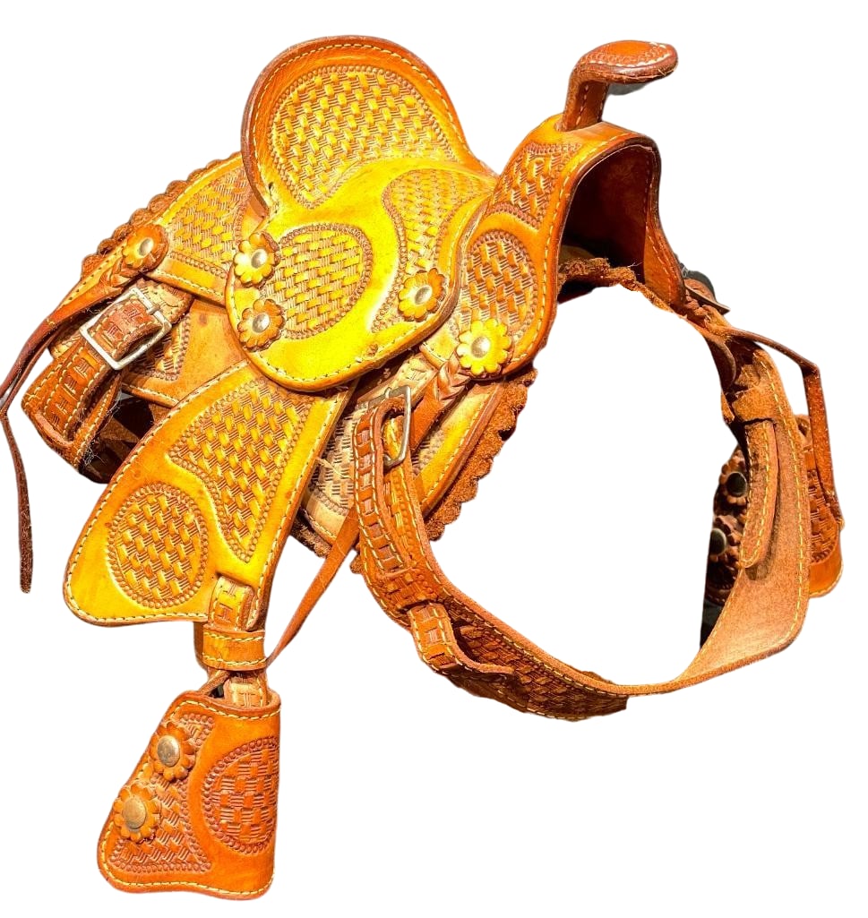 Rare Mexican Salesman Sample Saddle (1 of 10)