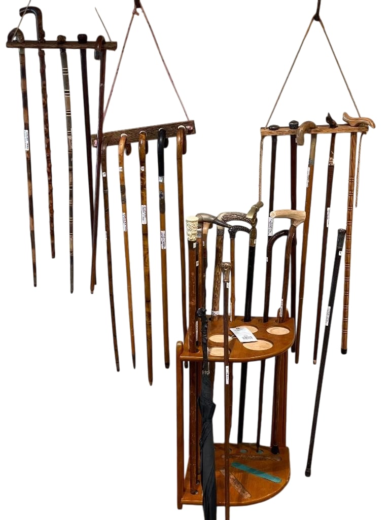 Collection of 28 Canes and Walking Sticks - Antique And Vintage (1 of 17)