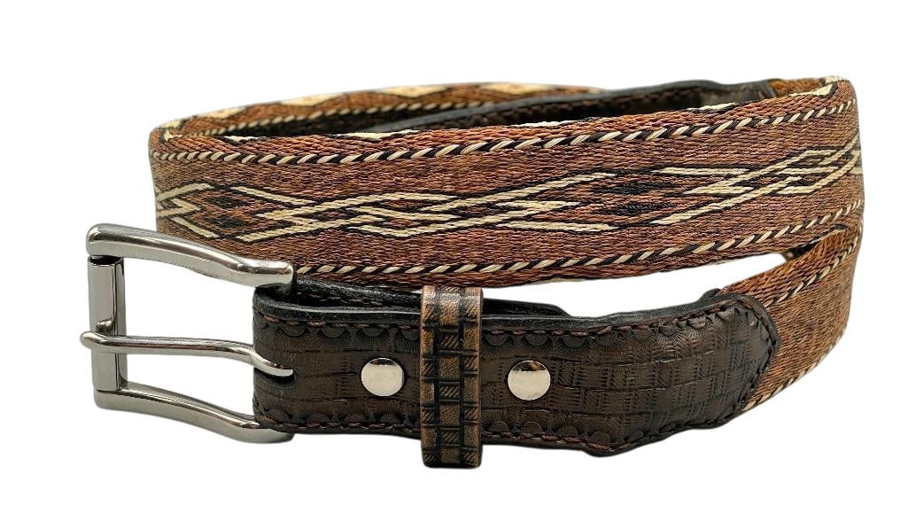 Hitched Horsehair Belt - Deer Lodge (1 of 9)