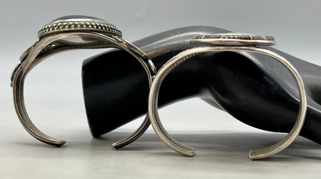 Two Sterling Silver Bracelets - 7