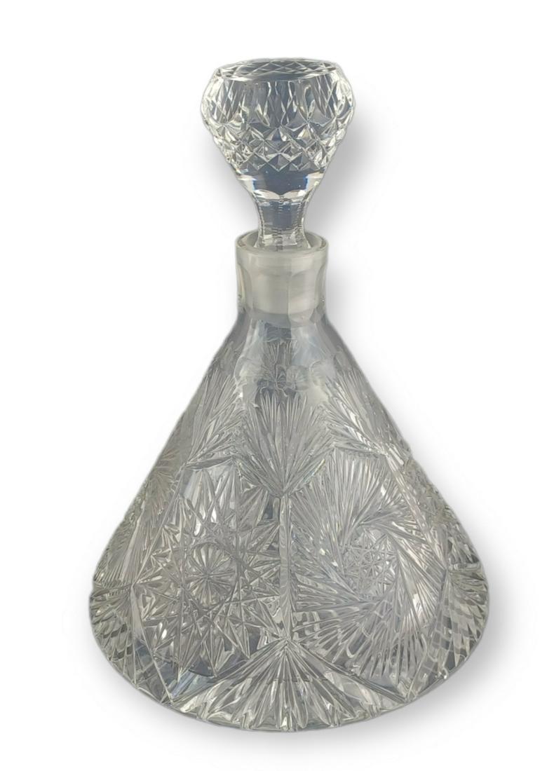 Vintage Pyramid Style Ships Decanter (1 of 5)