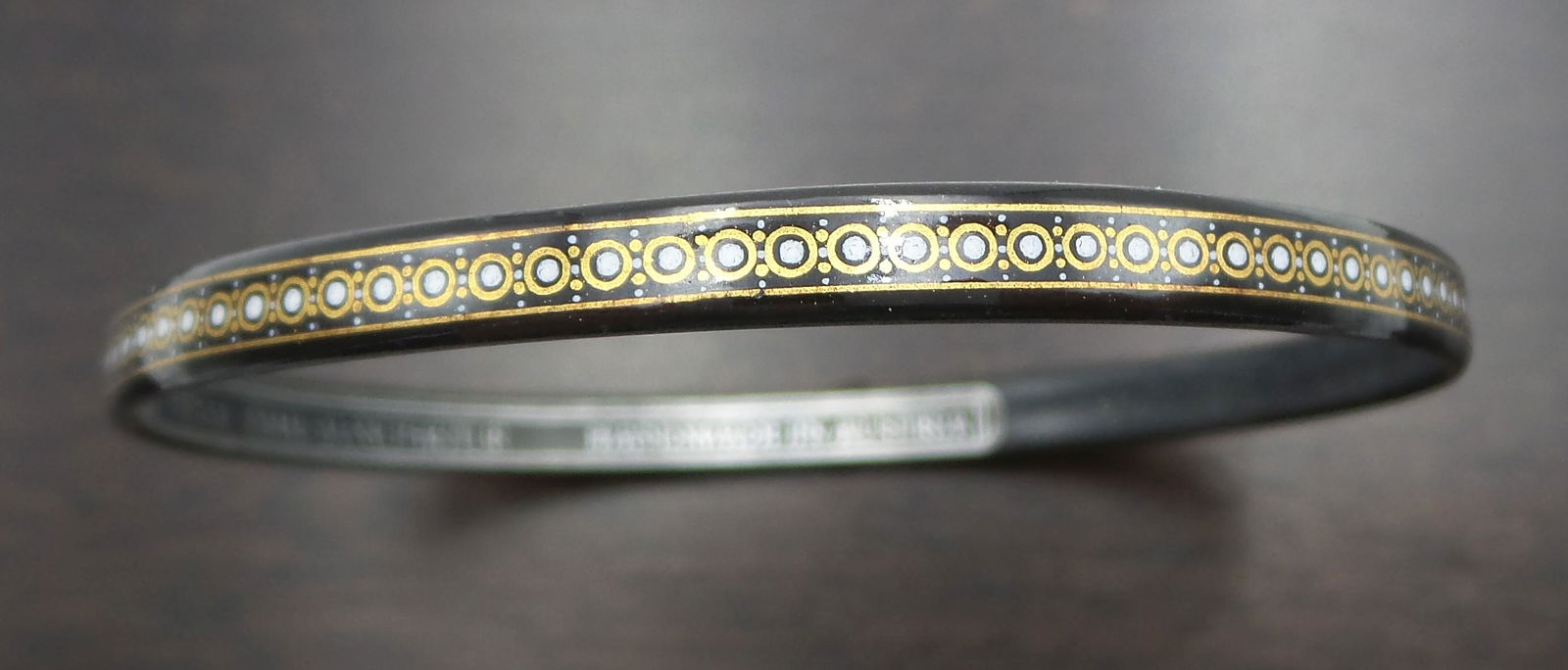 Vintage MICHAELA FREY Austria Enameled Bangle Bracelet (1 of 8)