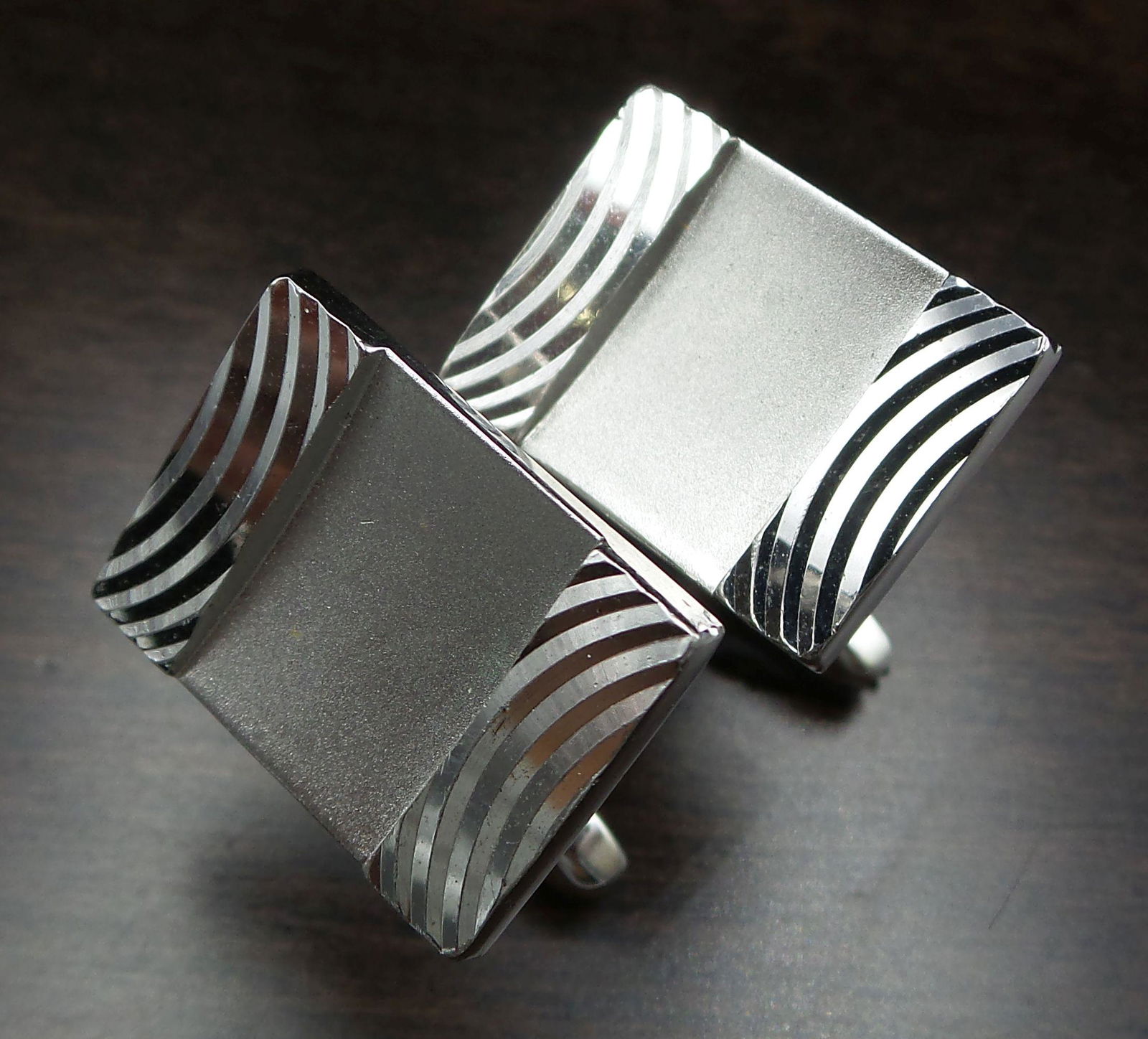 Vintage Mid-Century European 835 Silver Cufflinks (1 of 3)