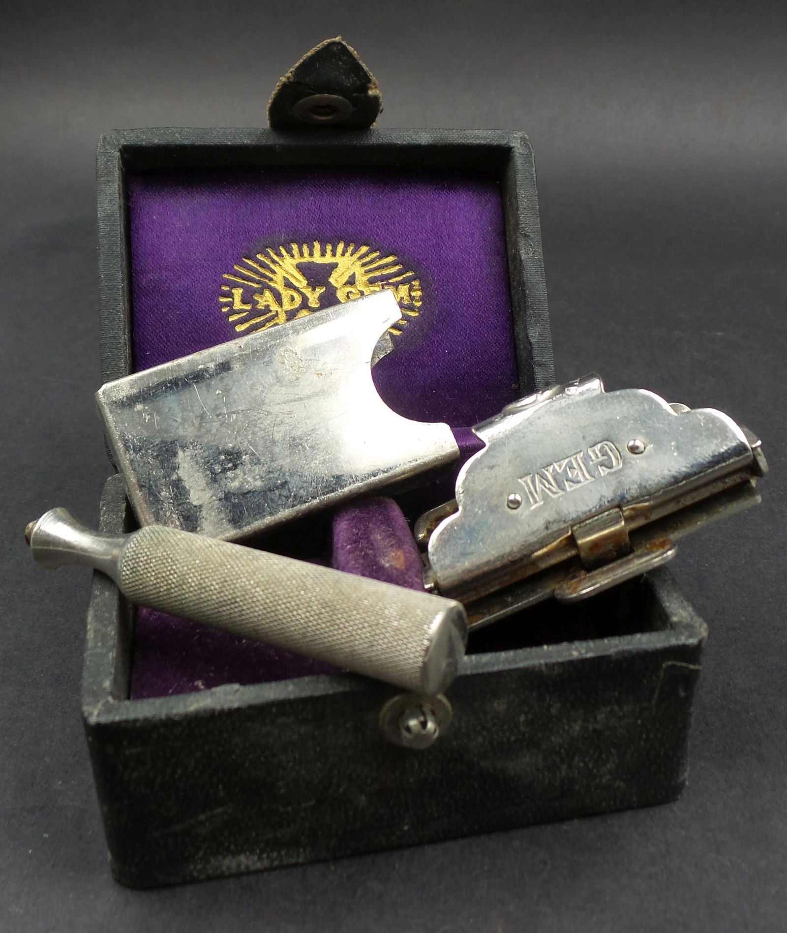 Antique Art Deco Razor Set - LADY GEM - Brooklyn NY (1 of 9)