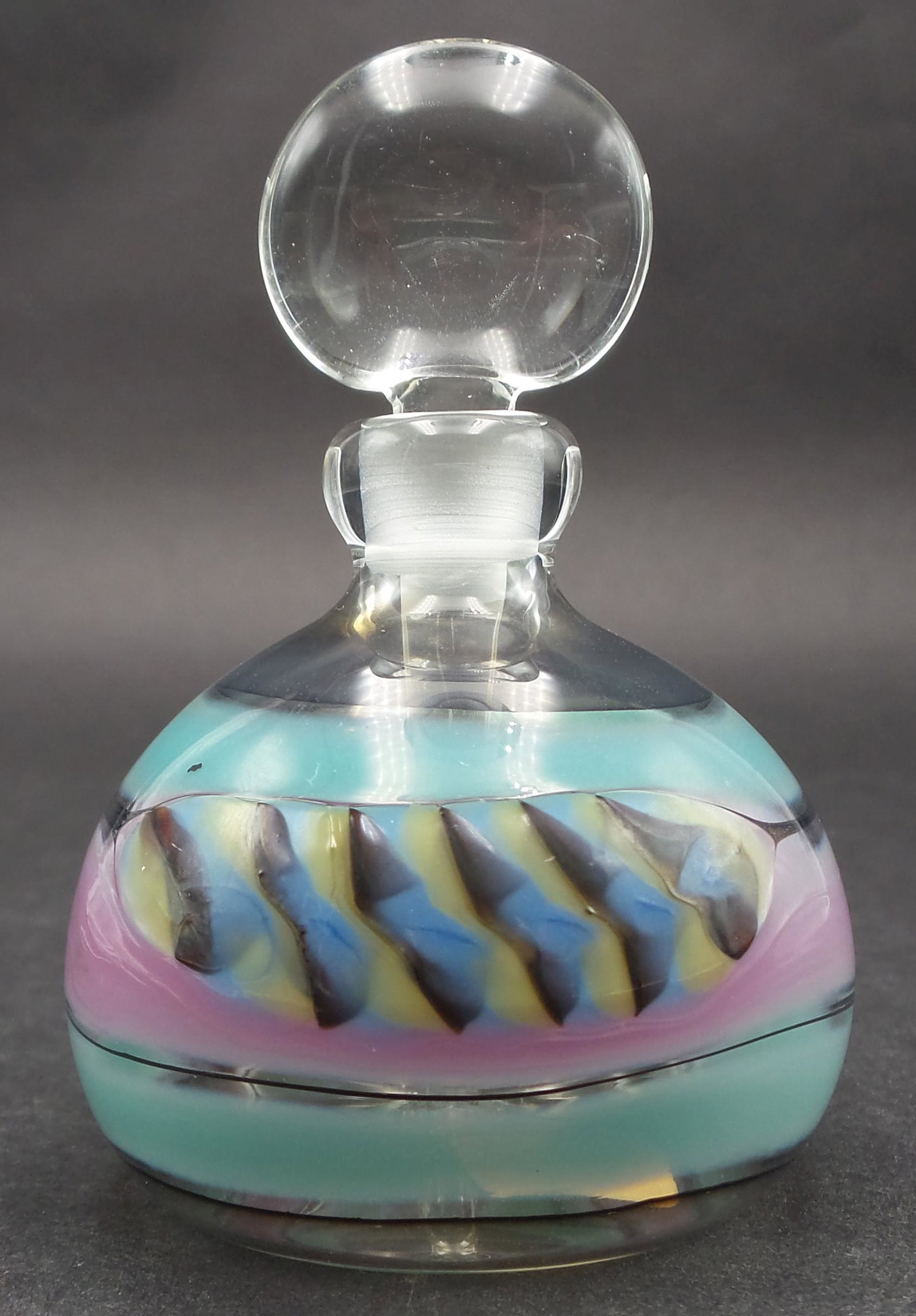 Vintage PAVEL MOLNAR STUDIOS Germany Art Glass Perfume Bottle (1 of 7)