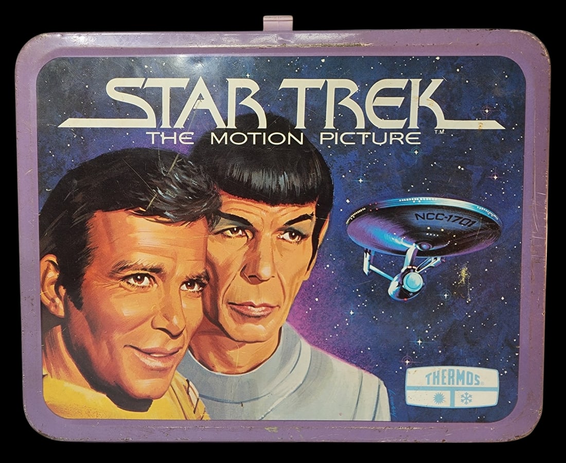 Vintage 1970s Mid-Century THERMOS STAR TREK Lunch Box & Thermos Flask (1 of 9)