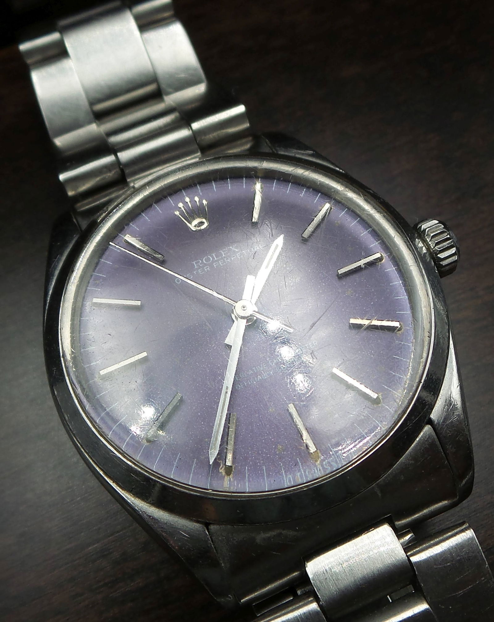 Vintage ROLEX Oyster Perpetual Stainless Steel /w Documentation Wristwatch (1 of 11)