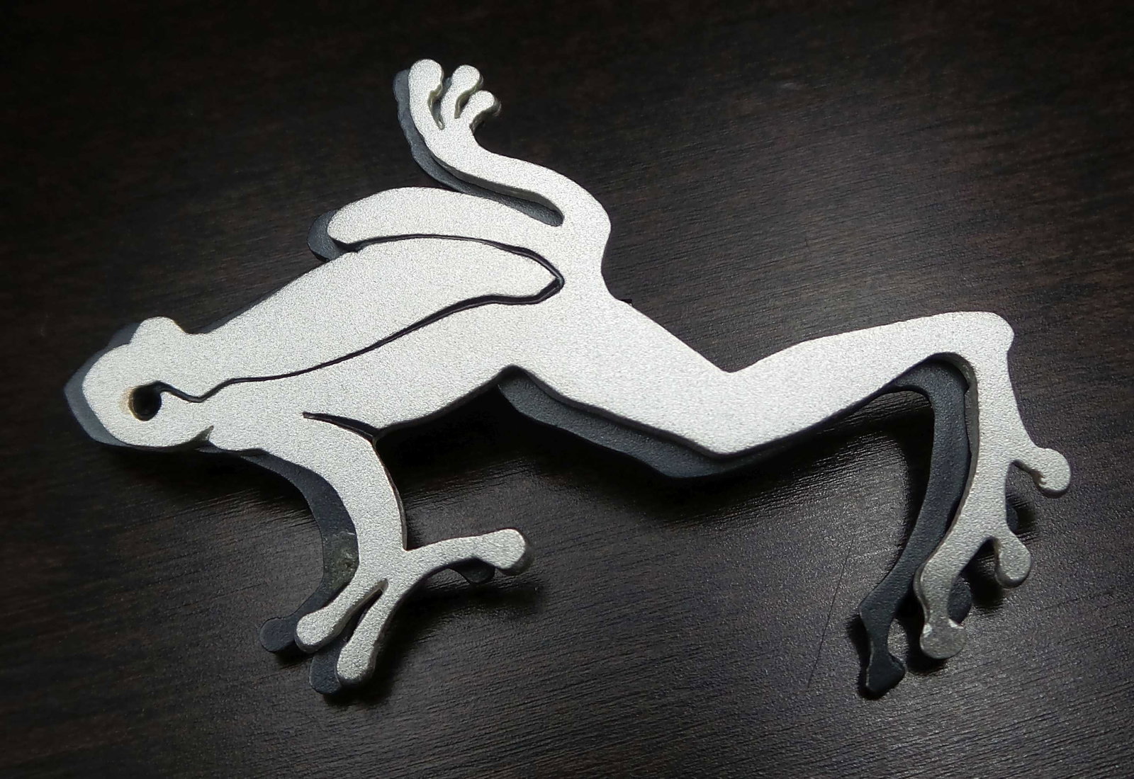 Vintage ca. 1960s Mid-Century European Sterling Silver Designer Frog Brooch (1 of 6)