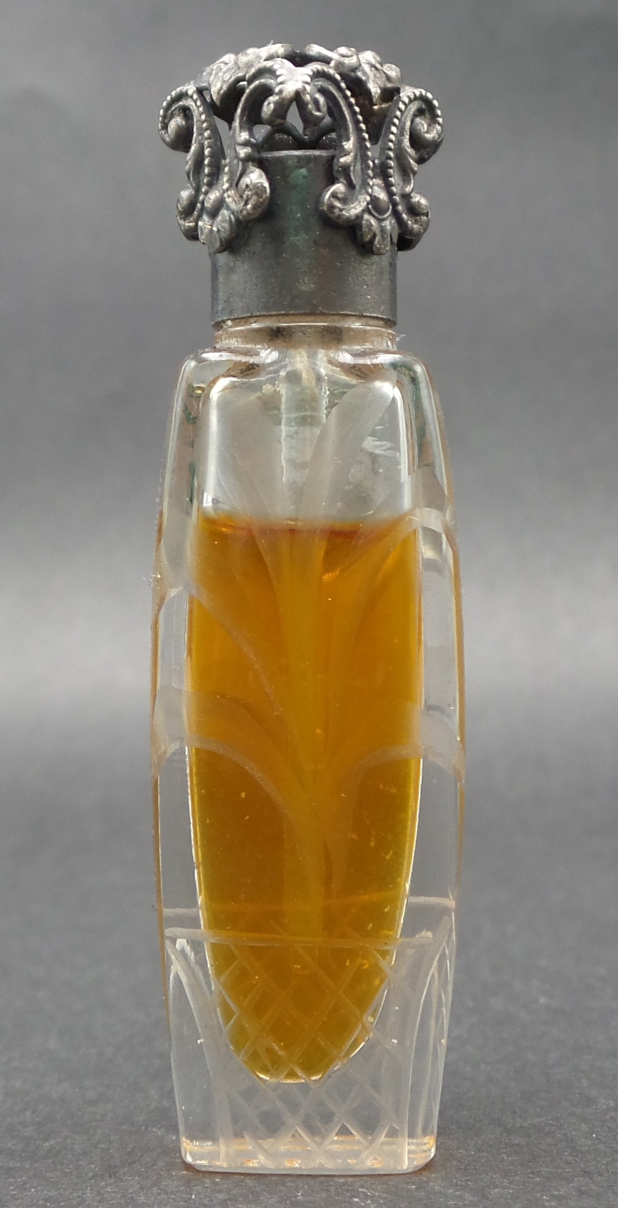 Rare 1920's La Castillere "Pomme Dâ€™amour" French Mini Perfume with Glass Dauber (1 of 9)