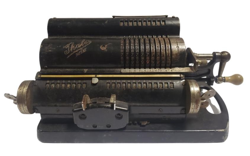 Antique ca. 1925 THALES Mechanical Pinwheel Calculator (1 of 9)