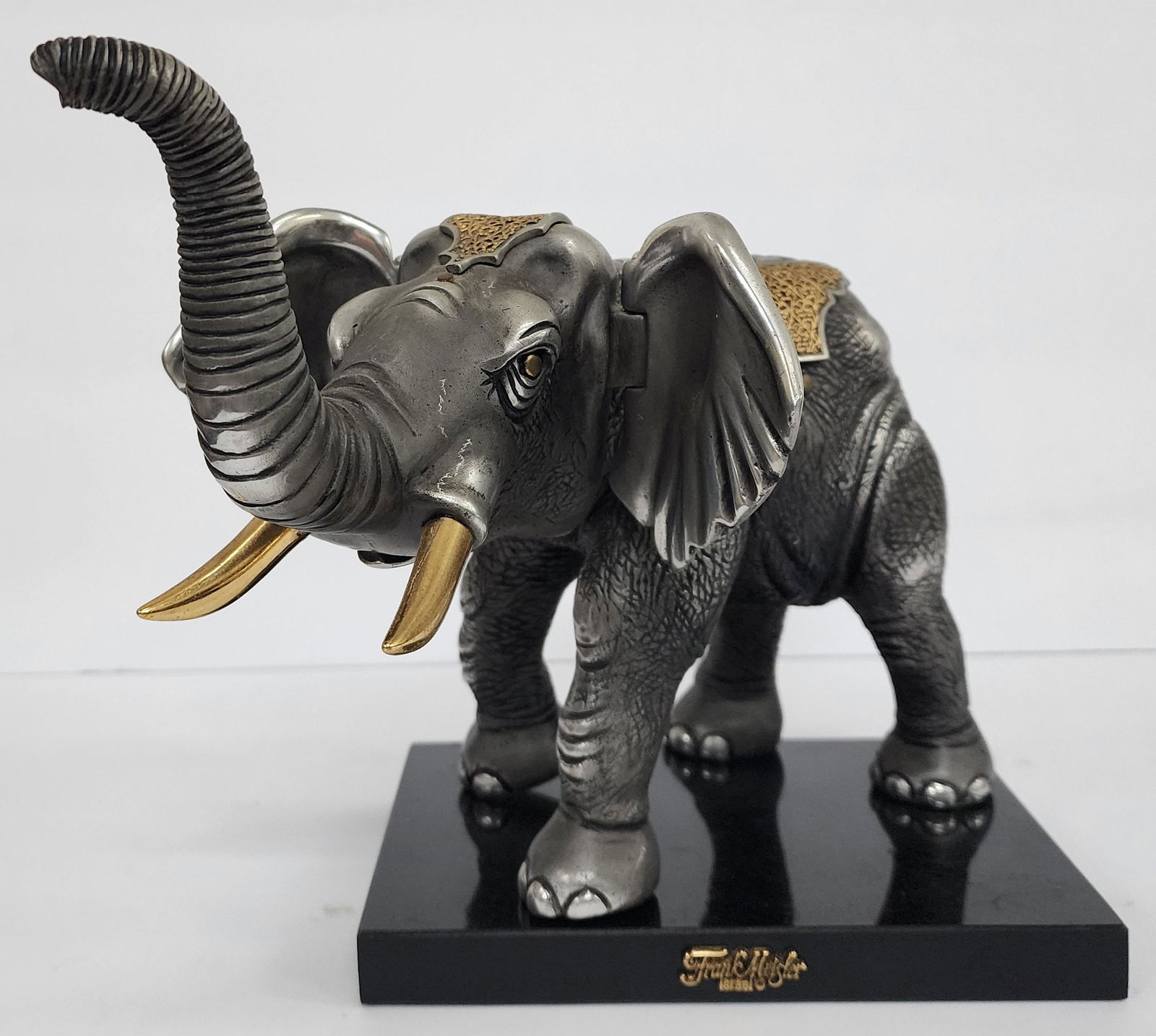 FRANK MEISLER (Israel, 1925-2018) Ltd. Ed. Metal Elephant Sculpture, ca. 1990s (1 of 11)