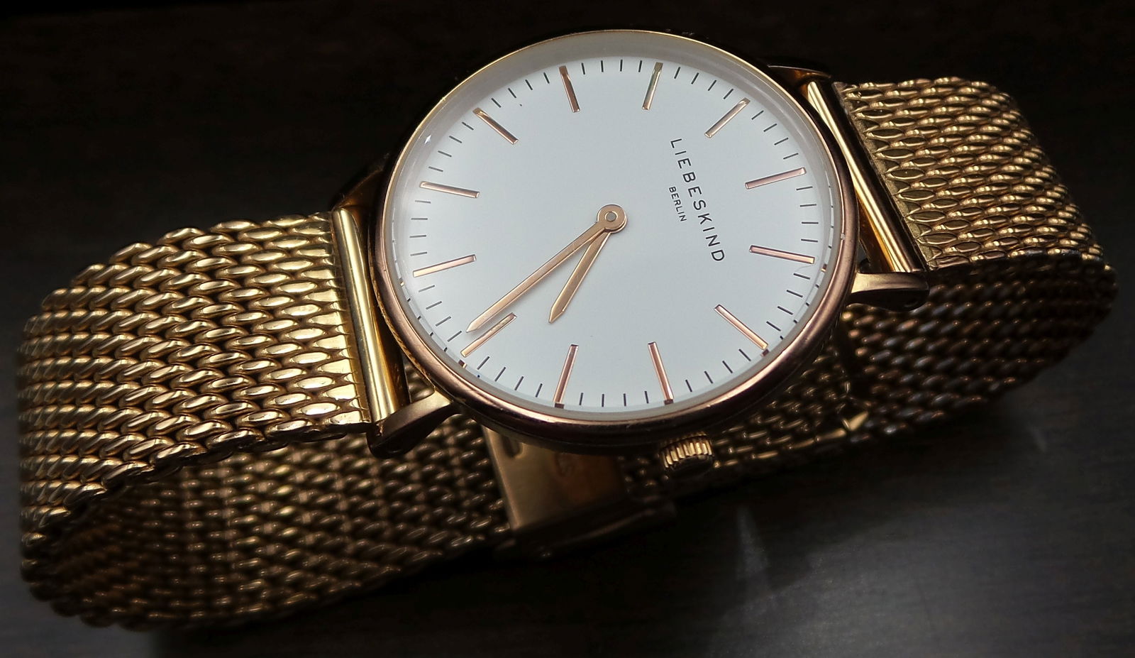 LIEBESKIND BERLIN Unisex Adult Quartz Analog Watch /w Stainless Steel Strap LT-0155-MQ (1 of 5)