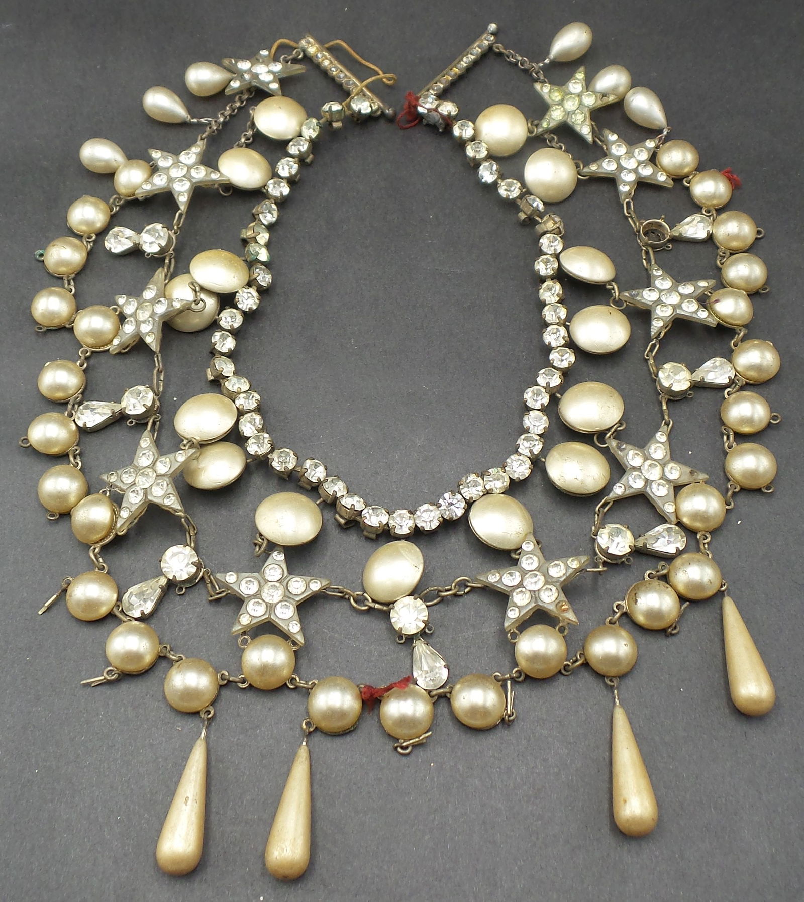 Rare 1930/60s AIDA at La Scala Italy Opera Costume Jewelry Necklace attrib. A. CORBELLA (1 of 10)