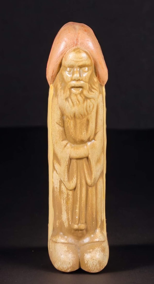 Very Unusual Vintage Asian Ceramic Phallus & Man Sculpture (1 of 7)