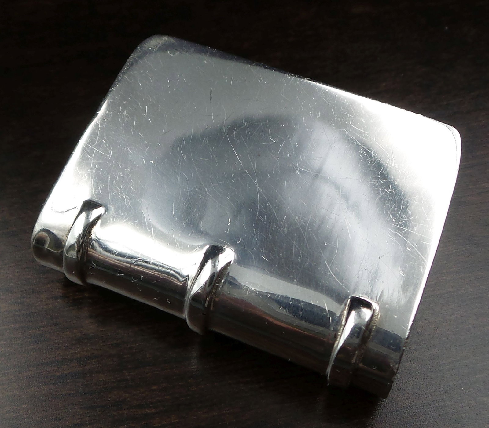 Vintage TAXCO Mexico Sterling Silver Book Shaped Pill Box (1 of 6)